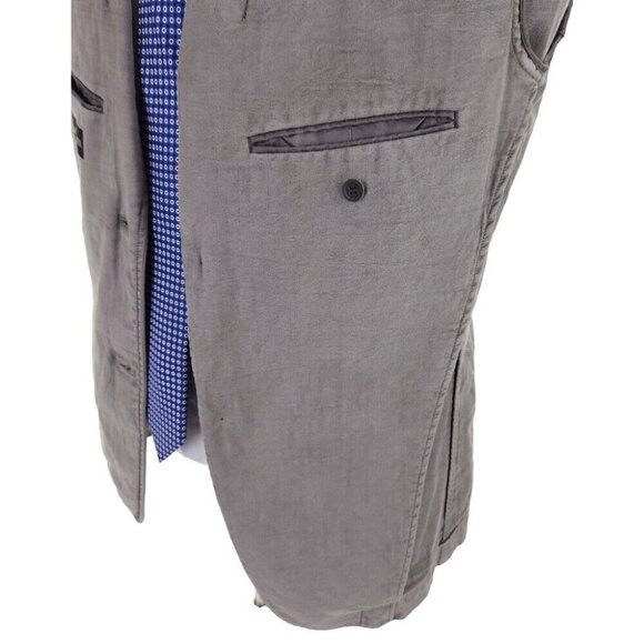 Issey Miyake Men Faded Basic Blazer Size 2 US S Mens Gray - Picture 11 of 16